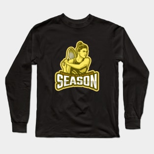 Tennis Is My Favorite Season Long Sleeve T-Shirt